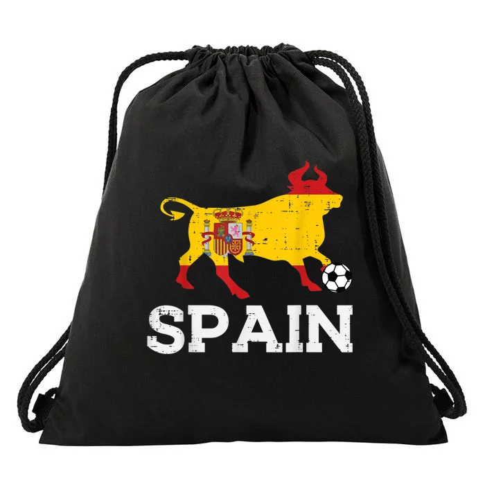 Spain Bull Spanish Soccer Ball    Boys Girls Drawstring Bag