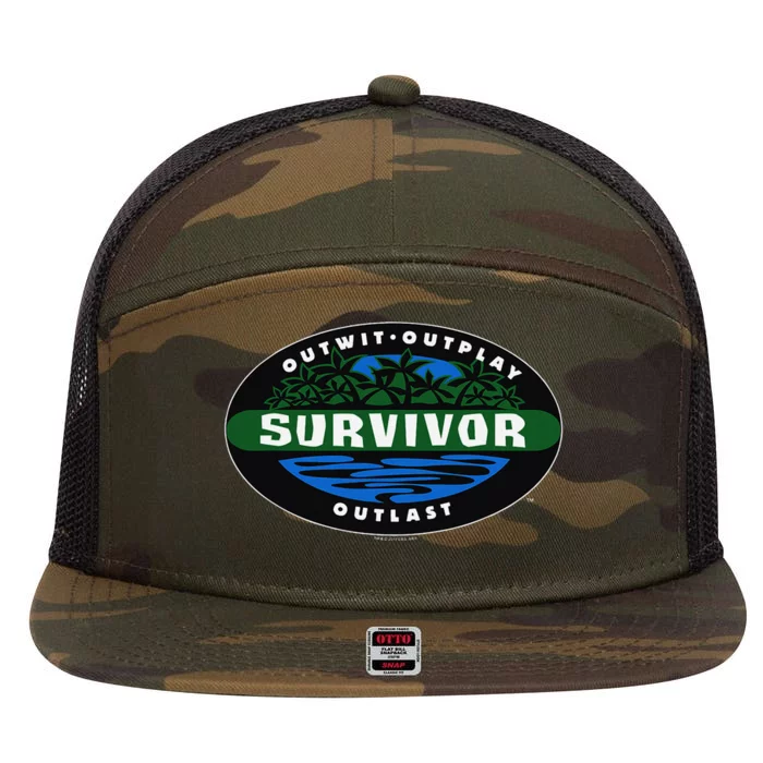 Survivor Borneo 7 Panel Mesh Trucker Snapback Hat