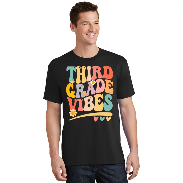 Third Grade Vibes For Girl Boy 3rd Grade Teacher T-Shirt