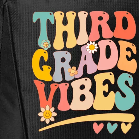 Third Grade Vibes For Girl Boy 3rd Grade Teacher City Backpack