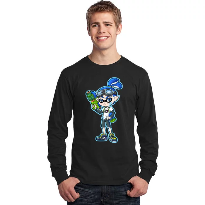 Squid Boy Tall Long Sleeve T-Shirt