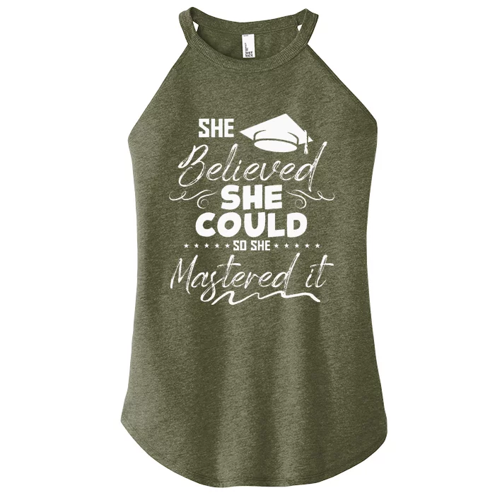 She Believed She Could So She Mastered It Women’s Perfect Tri Rocker Tank