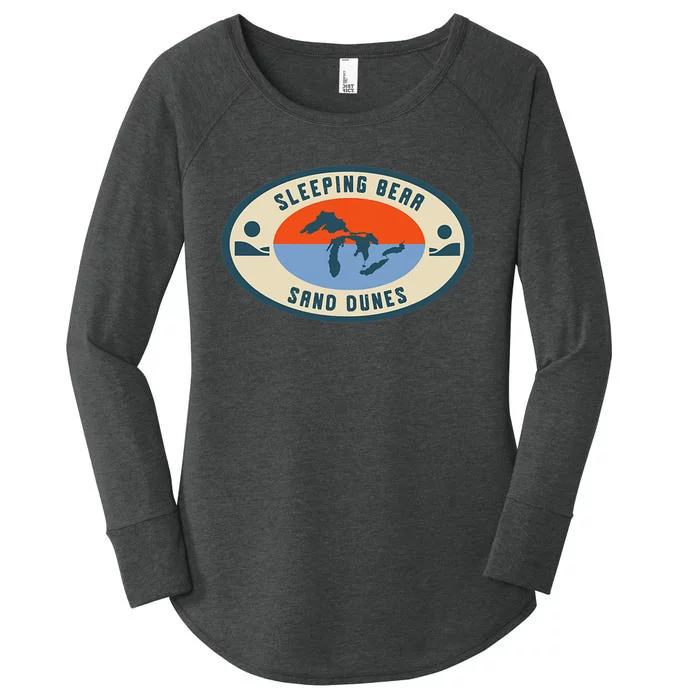 Sleeping Bear Sand Dunes Michigan Michigander Great Lakes Women's Perfect Tri Tunic Long Sleeve Shirt