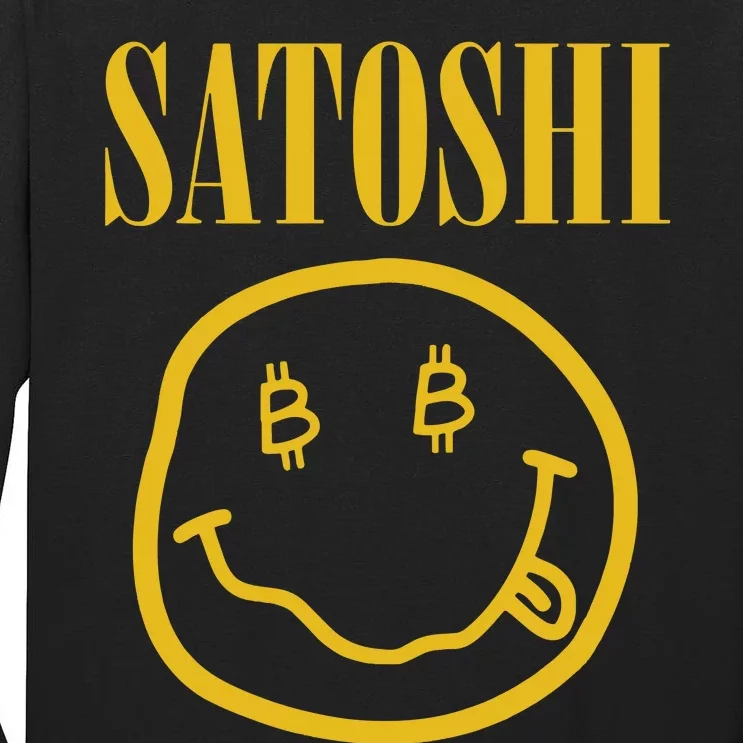 Satoshi Bitcoin Tall Long Sleeve T-Shirt