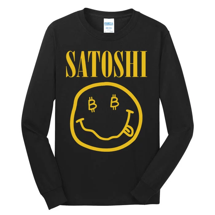 Satoshi Bitcoin Tall Long Sleeve T-Shirt