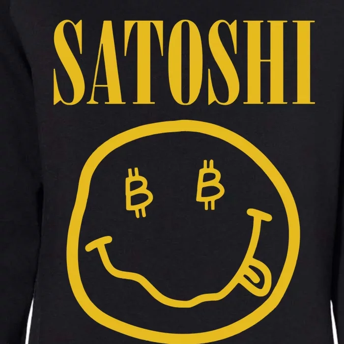 Satoshi Bitcoin Womens California Wash Sweatshirt