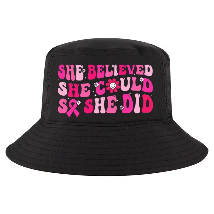 She Believed She Could So She Did Cool Comfort Performance Bucket Hat