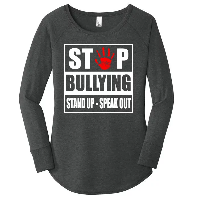 Stop Bullying Stand Up Speak Out Women's Perfect Tri Tunic Long Sleeve Shirt