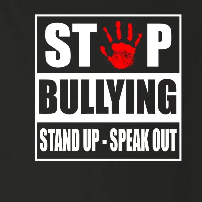 Stop Bullying Stand Up Speak Out Toddler Long Sleeve Shirt