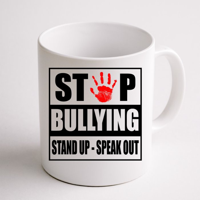 Stop Bullying Stand Up Speak Out Front & Back Coffee Mug