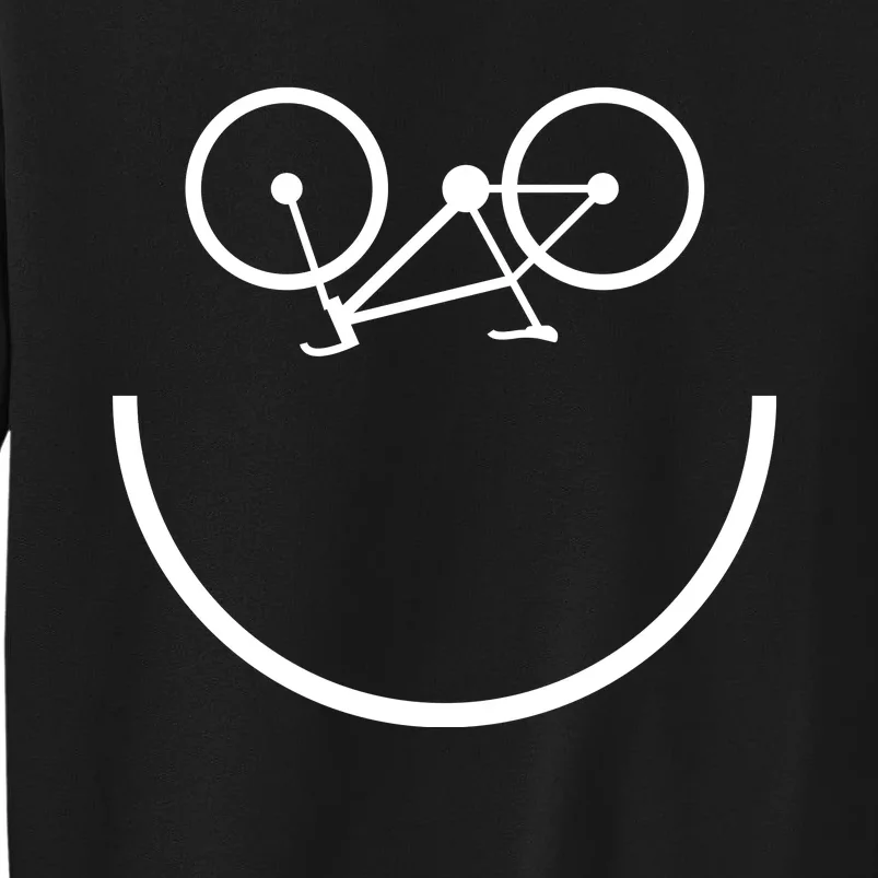 Smiling Bicycle Tall Sweatshirt