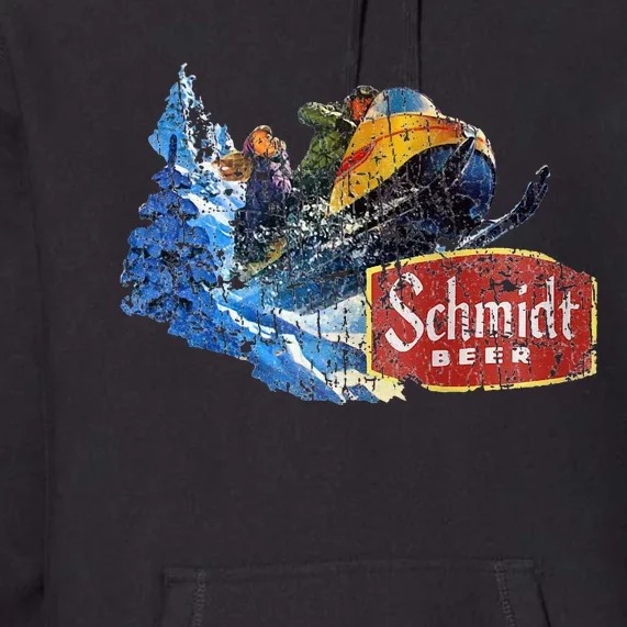 Schmidt Beer Snowmobile Premium Hoodie