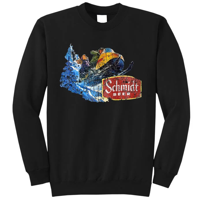 Schmidt Beer Snowmobile Tall Sweatshirt