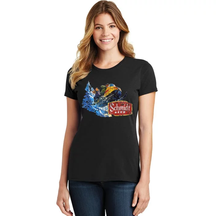 Schmidt Beer Snowmobile Women's T-Shirt