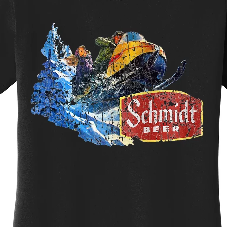 Schmidt Beer Snowmobile Women's T-Shirt