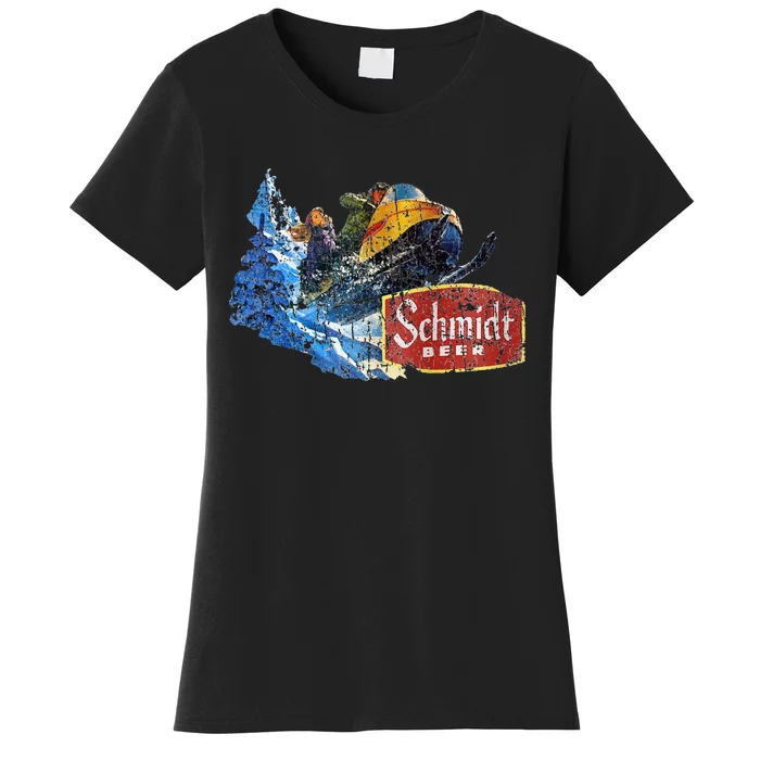 Schmidt Beer Snowmobile Women's T-Shirt