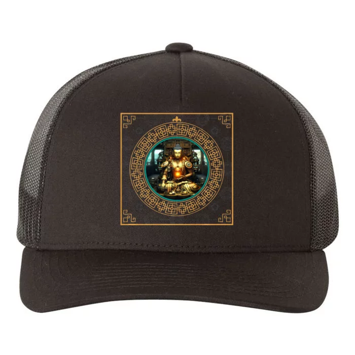 Steampunk Buddha Yupoong Adult 5-Panel Trucker Hat