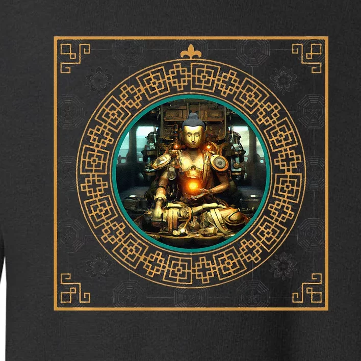 Steampunk Buddha Toddler Sweatshirt