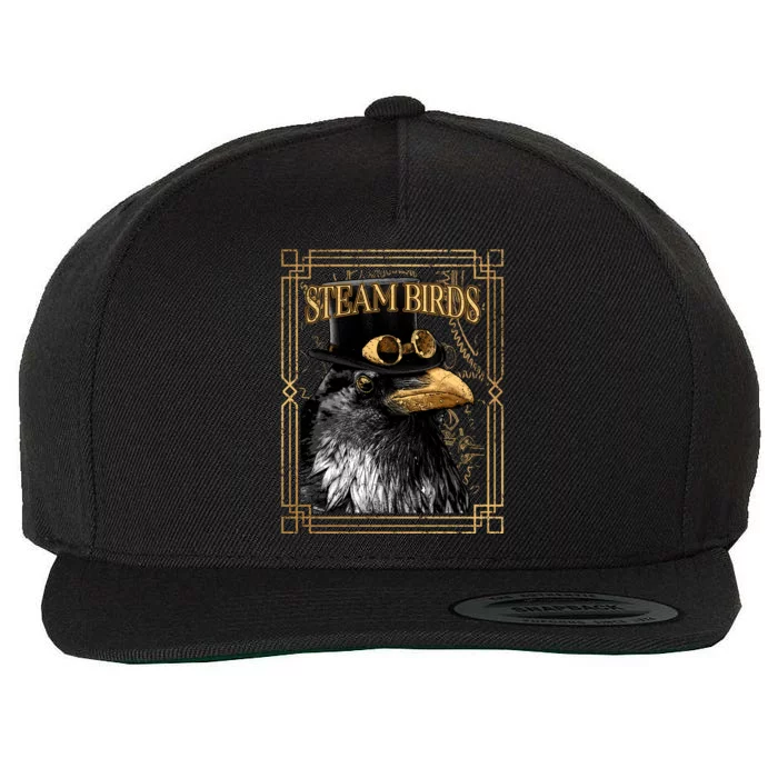 Steam Birds Wool Snapback Cap