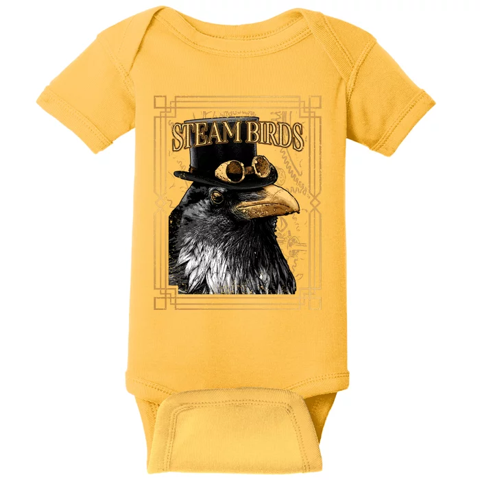 Steam Birds Baby Bodysuit