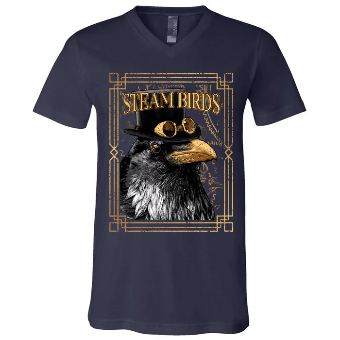 Steam Birds V-Neck T-Shirt