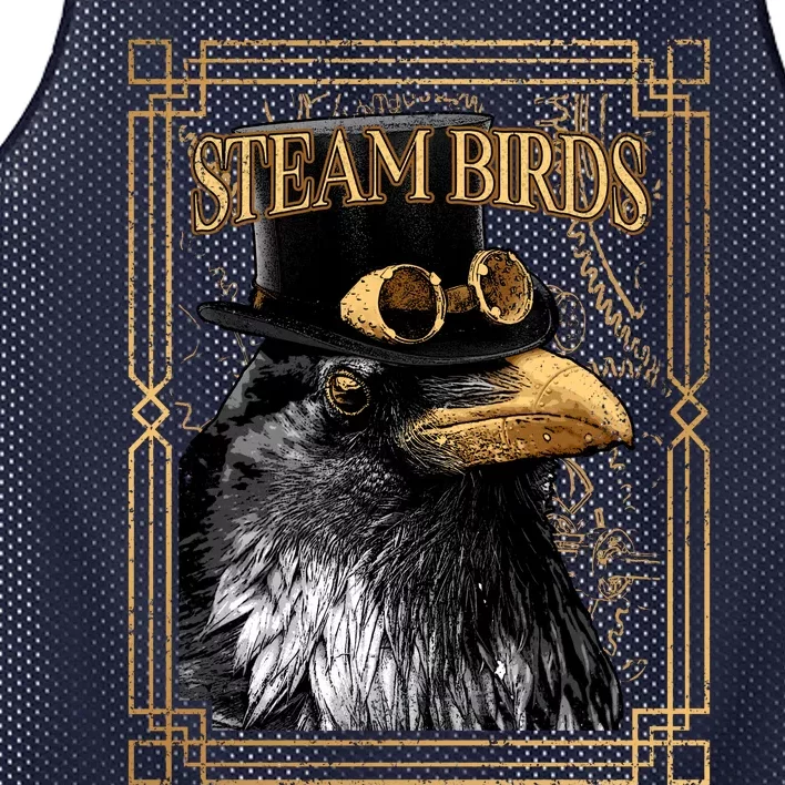 Steam Birds Mesh Reversible Basketball Jersey Tank