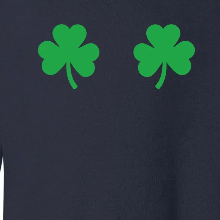 Shamrock Boobs Shirt Irish Boobies St Patricks Day Shirt Toddler Sweatshirt