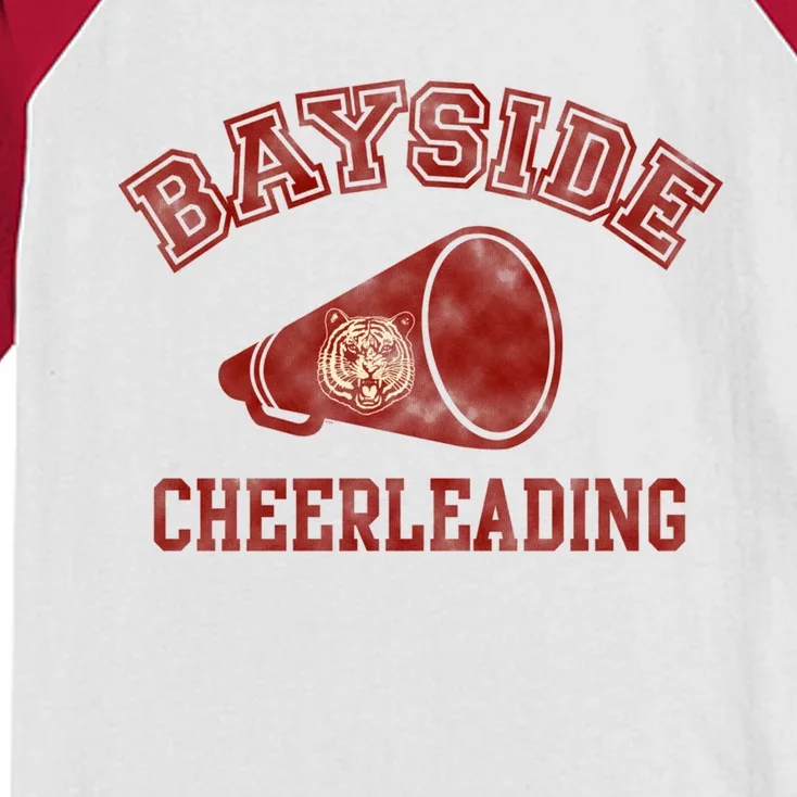 Saved By The Bell Bayside Cheerleading Funny Gift Kids Colorblock Raglan Jersey