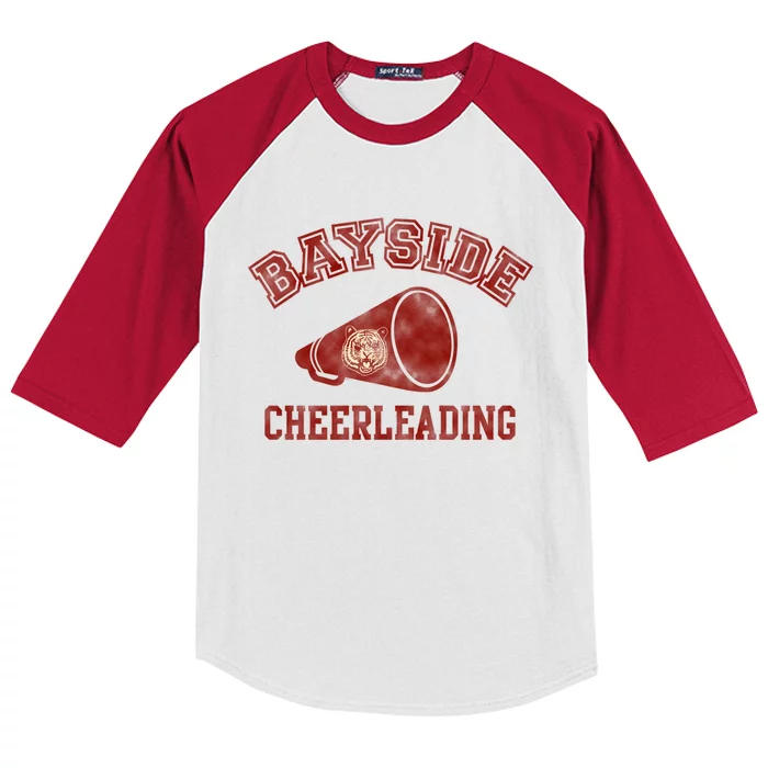 Saved By The Bell Bayside Cheerleading Funny Gift Kids Colorblock Raglan Jersey