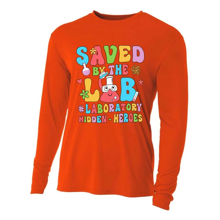 Saved By The Lab Laboratory Phlebotomy Week 2024 Lab Tech Cooling Performance Long Sleeve Crew