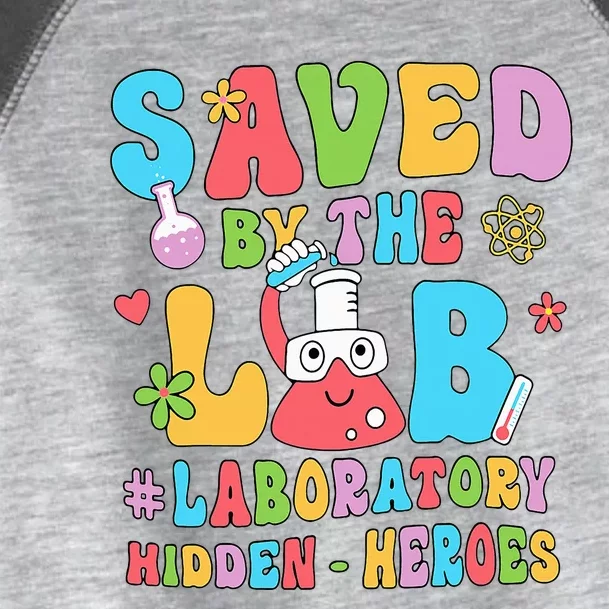 Saved By The Lab Laboratory Phlebotomy Week 2024 Lab Tech Toddler Fine Jersey T-Shirt