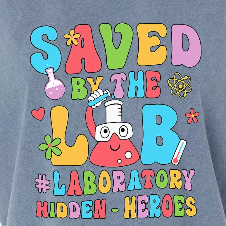 Saved By The Lab Laboratory Phlebotomy Week 2024 Lab Tech Garment-Dyed Women's Muscle Tee