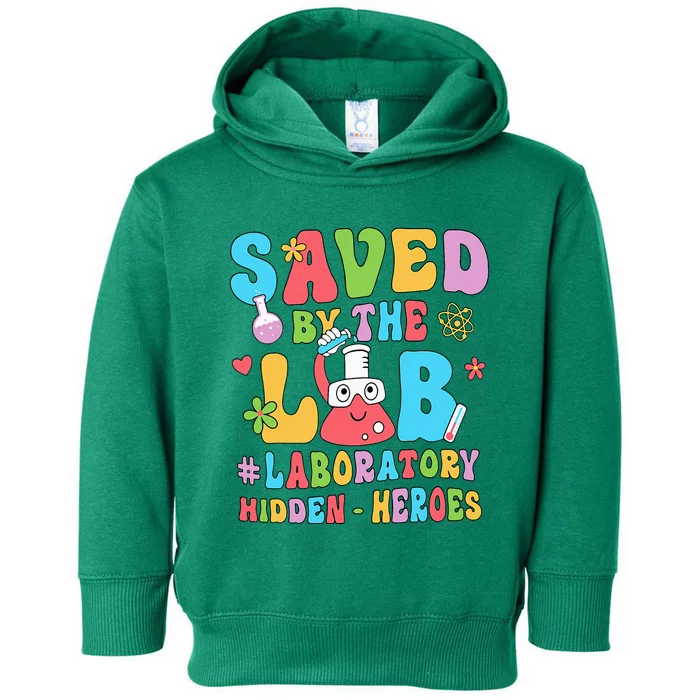 Saved By The Lab Laboratory Phlebotomy Week 2024 Lab Tech Toddler Hoodie