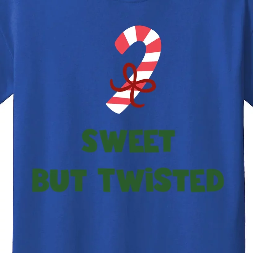 Sweet But Twisted Funny Candy Cane Merry Christmas Holiday Gift Kids T-Shirt