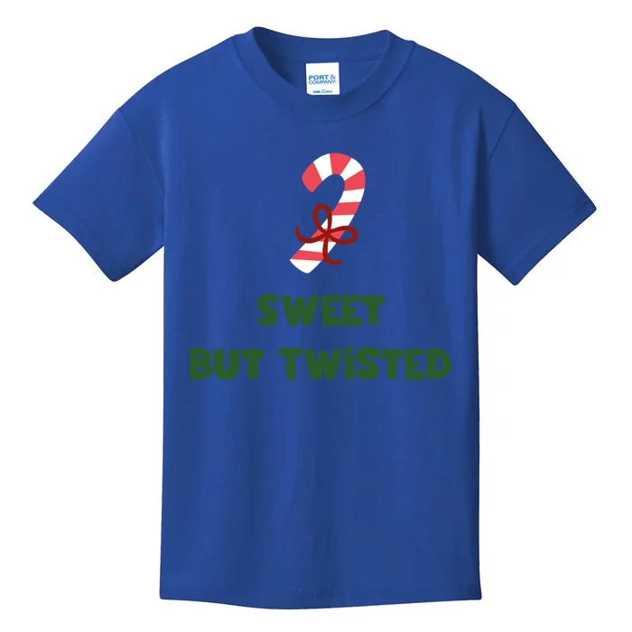 Sweet But Twisted Funny Candy Cane Merry Christmas Holiday Gift Kids T-Shirt