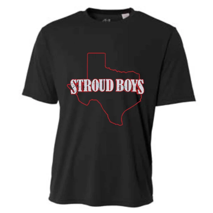 Stroud Boy Texans State Outline Cooling Performance Crew T-Shirt