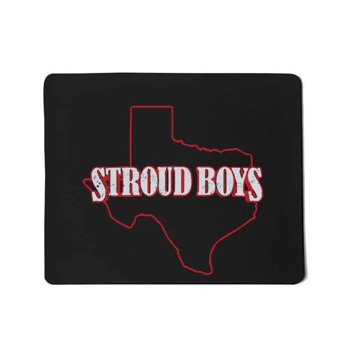 Stroud Boy Texans State Outline Mousepad