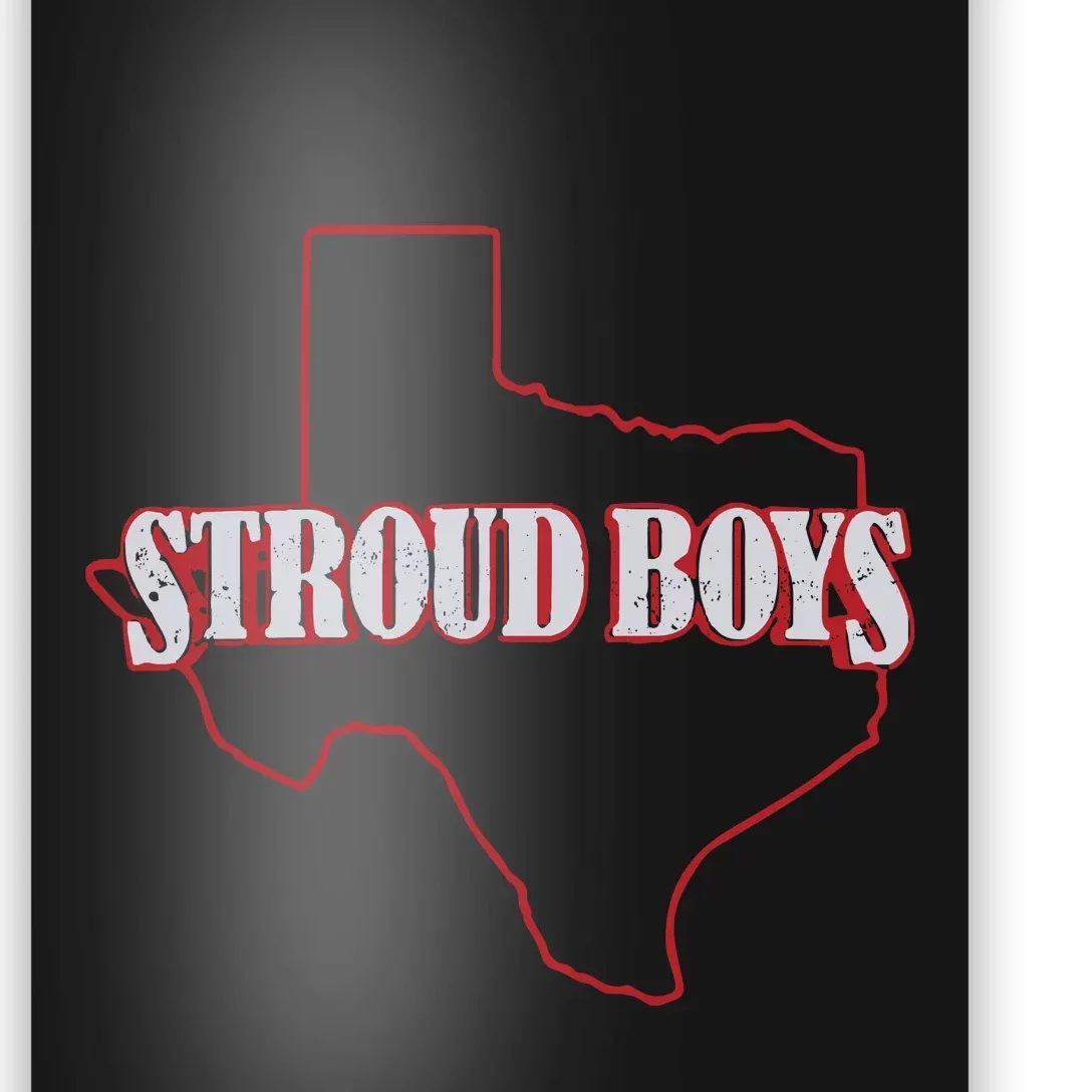 Stroud Boy Texans State Outline Poster