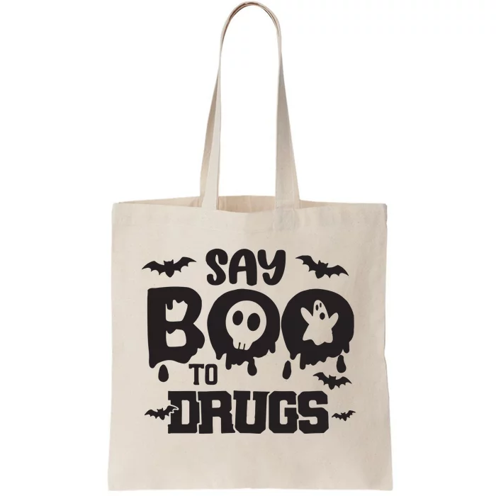 Say Boo To Drugs Red Ribbon Week Tote Bag