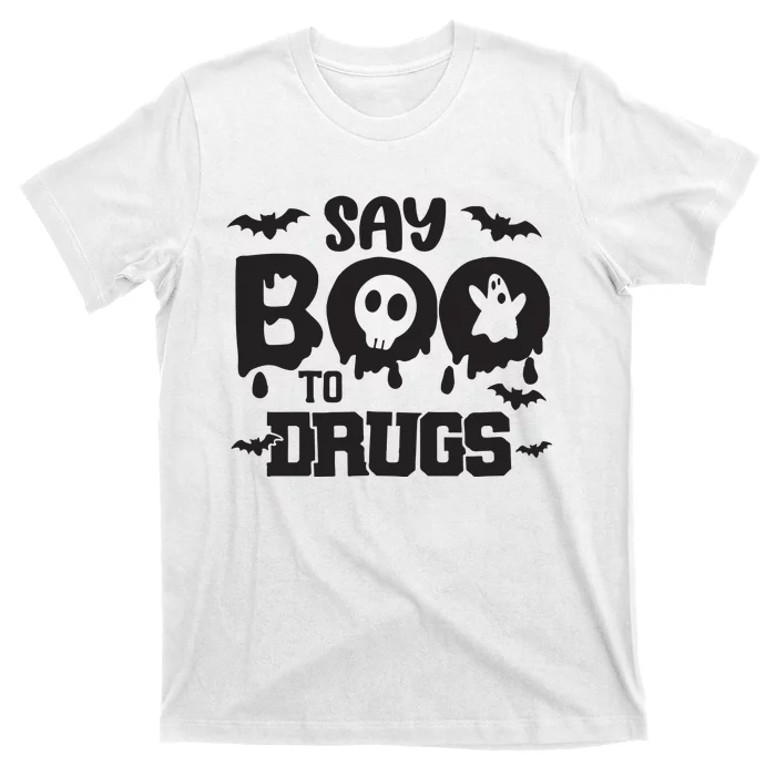 Say Boo To Drugs Red Ribbon Week T-Shirt