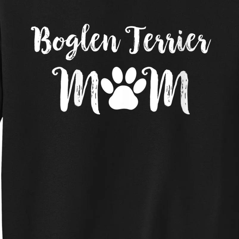 S Boglen Terrier Mom Dog Lover Vneck Tall Sweatshirt