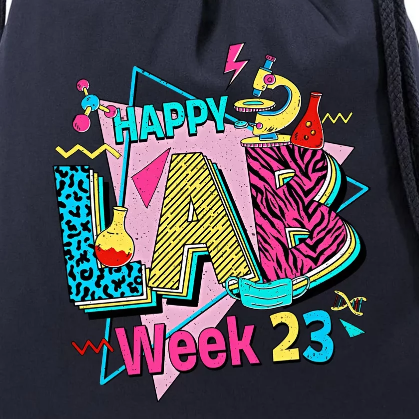 Saved By The Lab Only The Best Support The Rest Lab Week Team Drawstring Bag