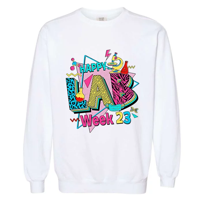 Saved By The Lab Only The Best Support The Rest Lab Week Team Garment-Dyed Sweatshirt