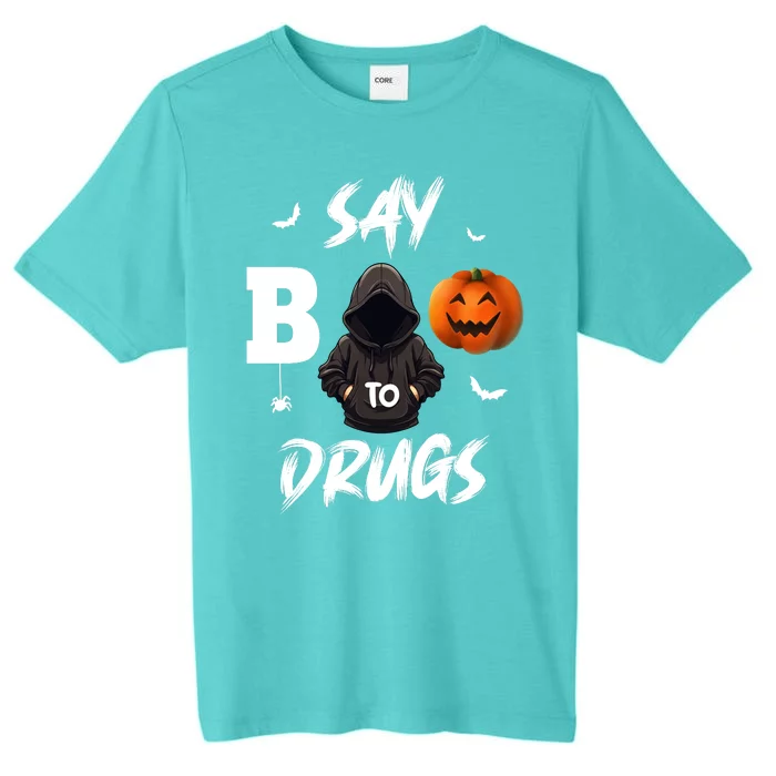 Say Boo To Drugs Halloween Pumpkin Awareness ChromaSoft Performance T-Shirt