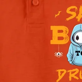 Say Boo To Drugs Funny Halloween Red Ribbon Week Awareness Dry Zone Grid Performance Polo