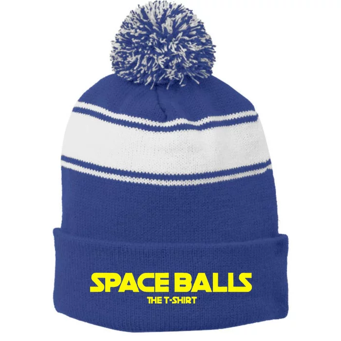 Space Balls The Stripe Pom Pom Beanie