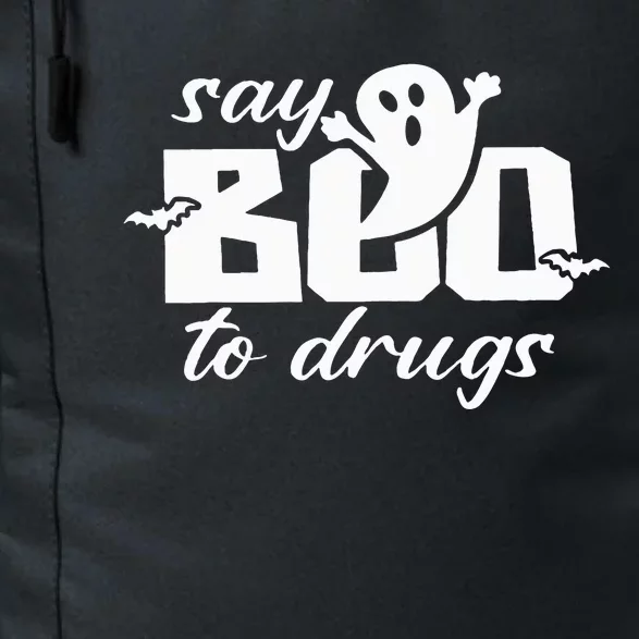 Say Boo To Drugs Funny Halloween Red Ribbon Week Awareness Daily Commute Backpack