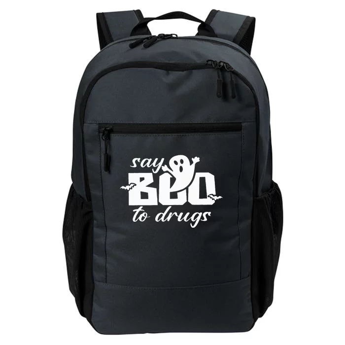 Say Boo To Drugs Funny Halloween Red Ribbon Week Awareness Daily Commute Backpack