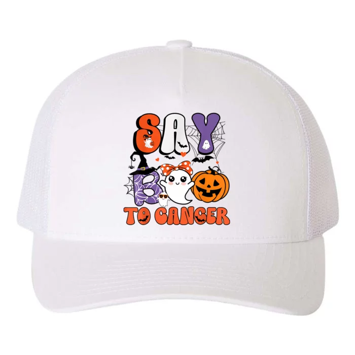 Say Boo To Cancer Yupoong Adult 5-Panel Trucker Hat