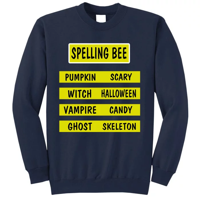 Spelling Bee Teacher Costume Tall Sweatshirt